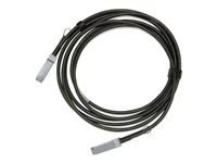 NVIDIA - Câble d'attache directe 100GBase - QSFP28 pour QSFP28 - 0.5 m - passif, support Ethernet - noir 980-9I627-00C00A